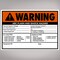 Avery Arc Flash/Shock Warning Labels, Waterproof, UV Resistant, Preprinted, Handwrite-Only, 3.5" x 5", 100 Warning Decal Labels